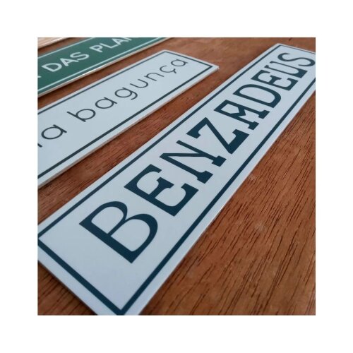 Placa decorativa 6x28 cm Benzadeus