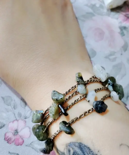 Colar Choker Labradorita