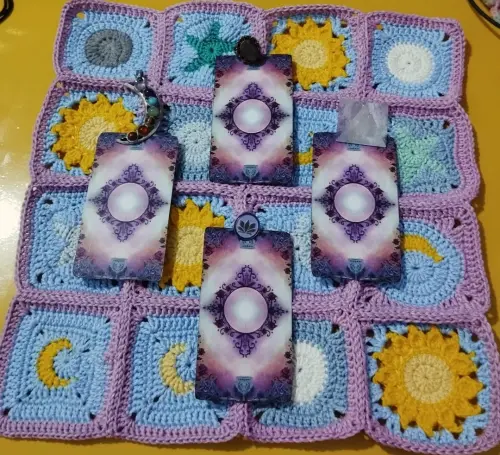 Toalha Esotérica para Tarô ou Altar em  Crochê