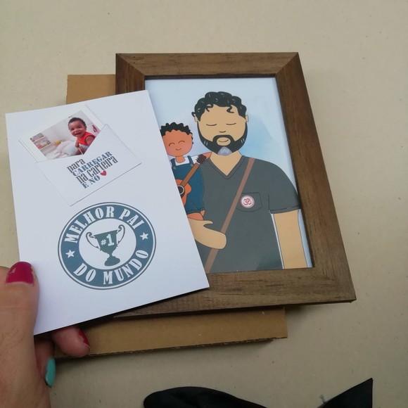 Desenho Autoral Presente Dia dos Pais - Complemente Seu Presente 