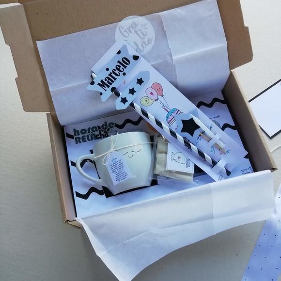 Relachá - Kit de Chá Personalizado Masculino para presente