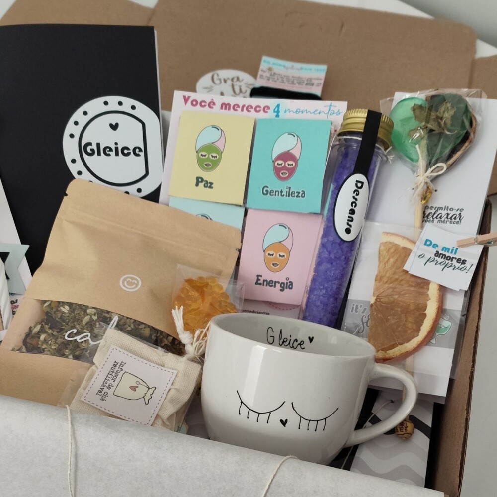 Presente para Aniversário ou Agradecimento Kit Momento de Gratid