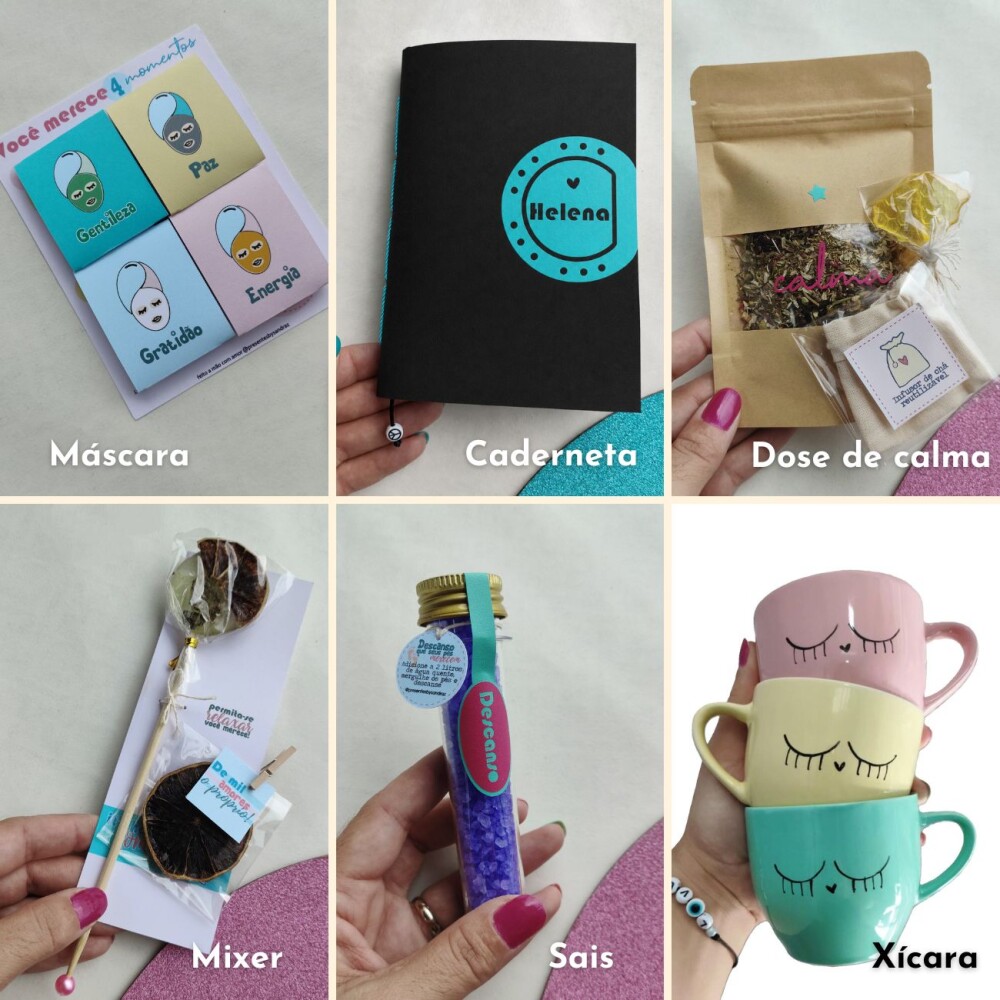 Presente para Aniversário ou Agradecimento Kit Momento de Gratid
