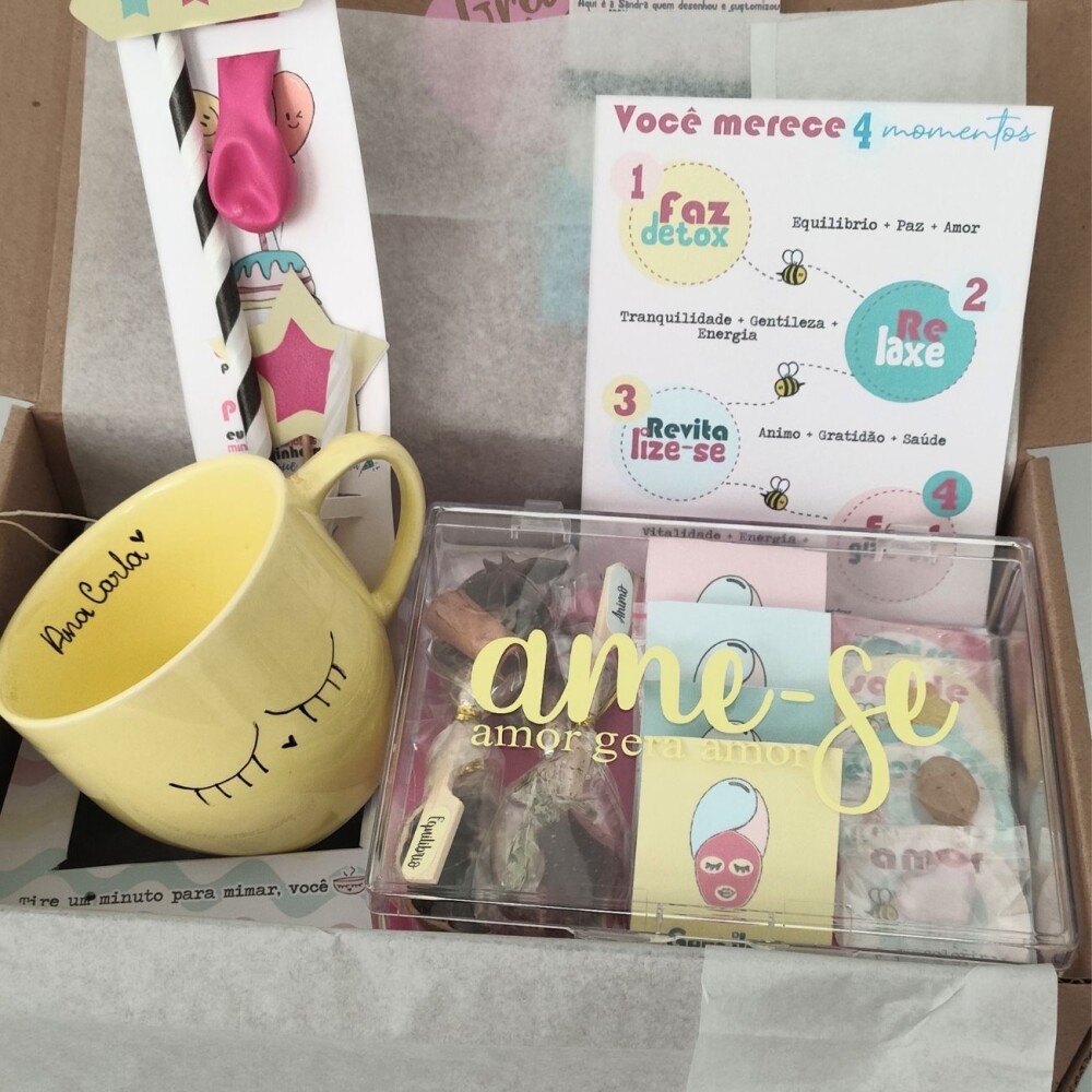 Kit Você Merece 4 Momentos Aniversário ou Agradecimento