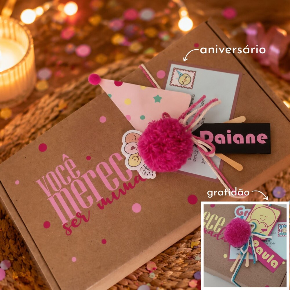 Presente de Aniversário ou Gratidão Kit Dose para o Coração