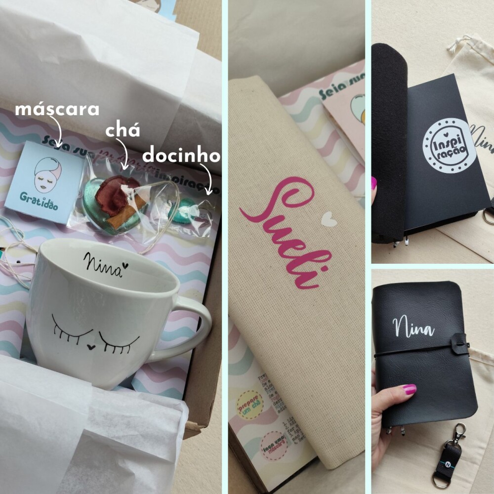 Kit Seja Sua Propria Inspiração Presente Personalizado Hobby - 