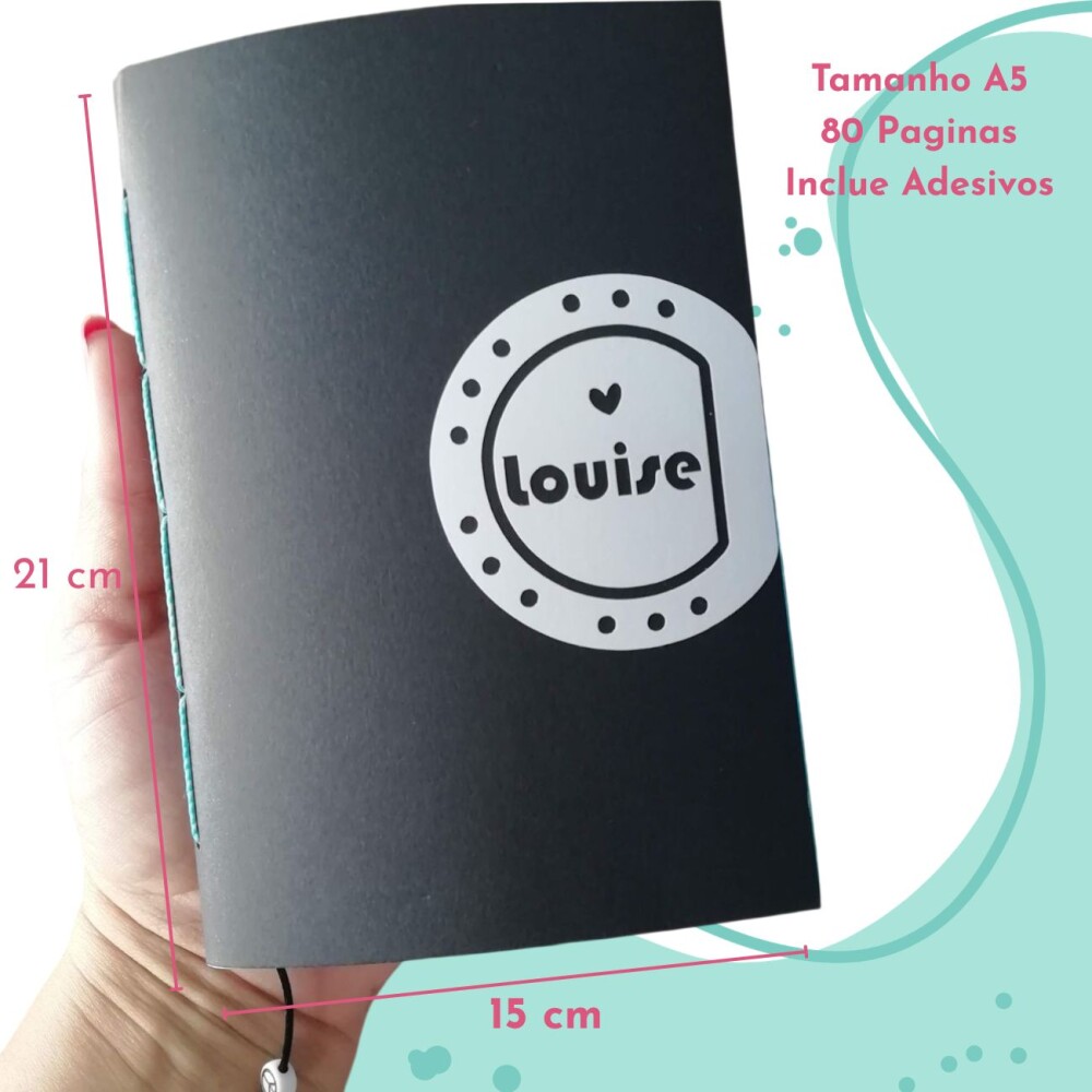 Caderno A5 pautado