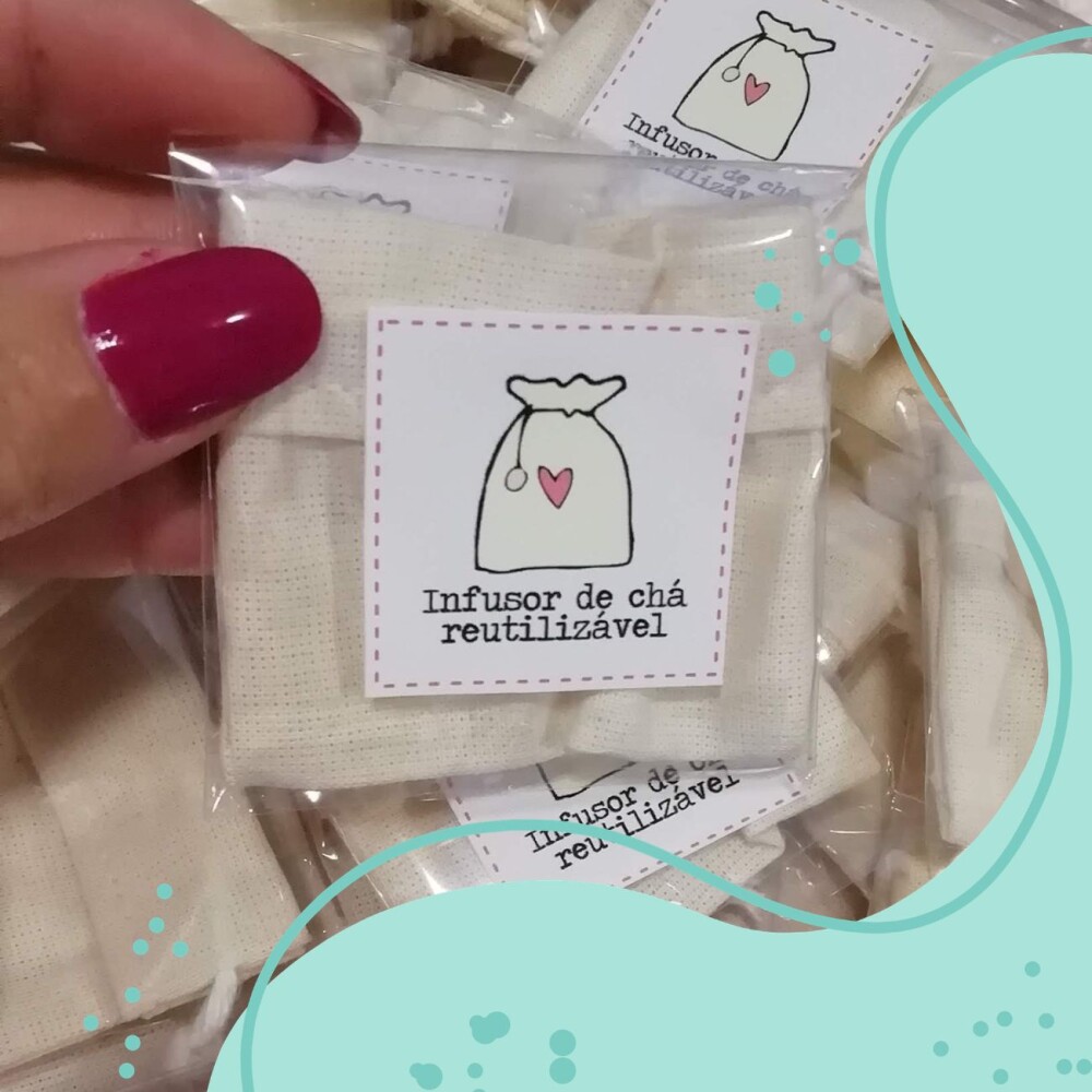 Infusor de Chá Natural para Montar Seu Presente