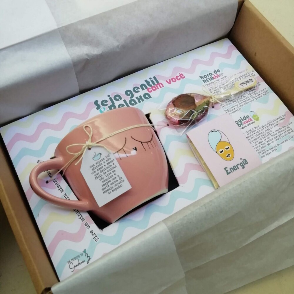 Kit com 10 Presente Corporativo - Kit de autocuidado personalizad