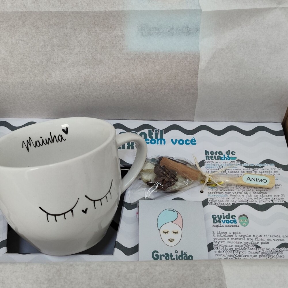 Kit com 10 Presente Corporativo - Kit de autocuidado personalizad