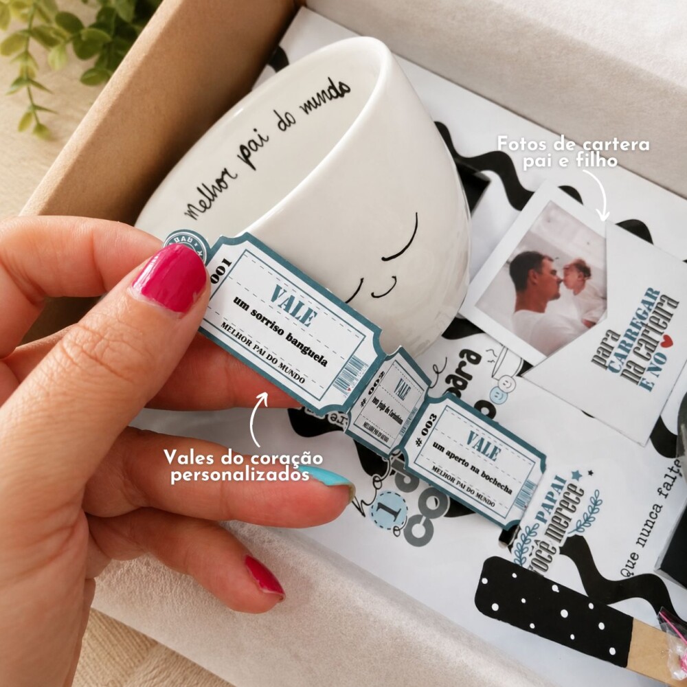 Presente para o Dia dos Pais Personalizado | Kit Café Gourmet co