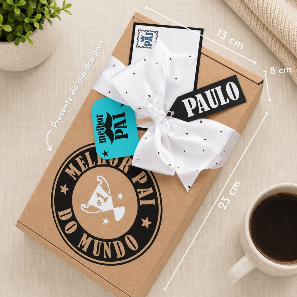 Presente para o Dia dos Pais Personalizado | Kit Café Gourmet co