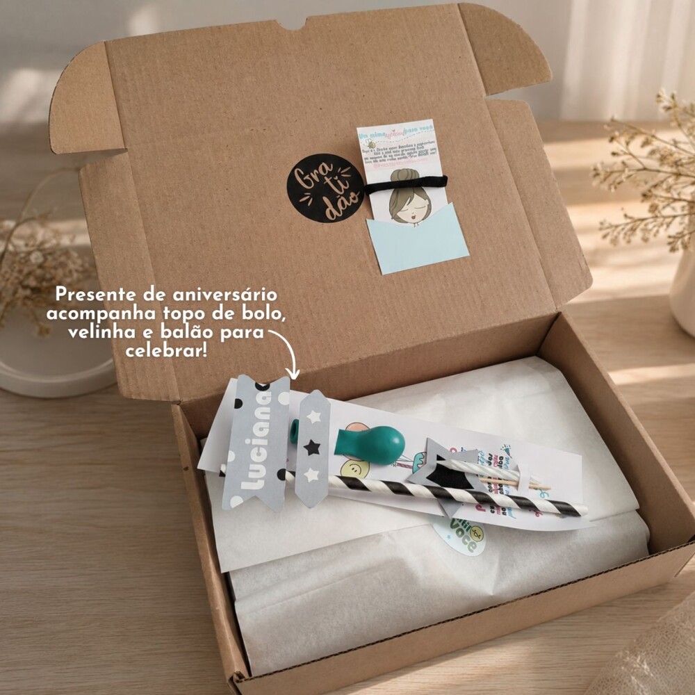 Presente para Mulher | Kit Relaxante com Chá, Xícara para Anive