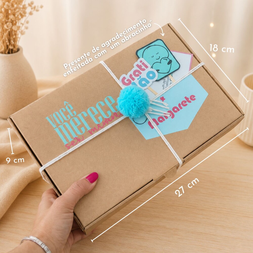 Kit Presente Feminino Personalizado Spa Relaxamento com Caneca Ch
