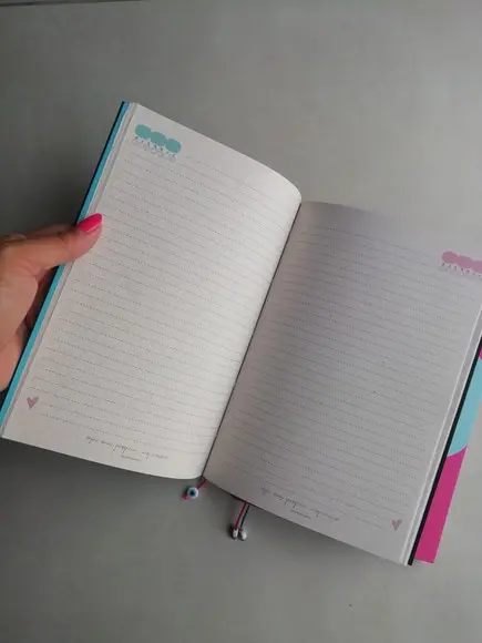 Caderno A5 pautado