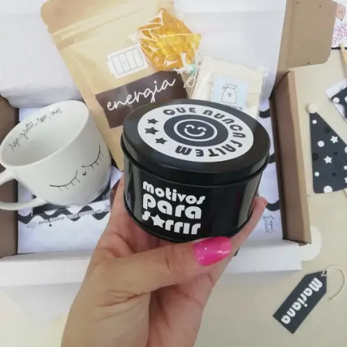 Presente Agradecimento Aniversário Branco - Kit Dose para o Cora