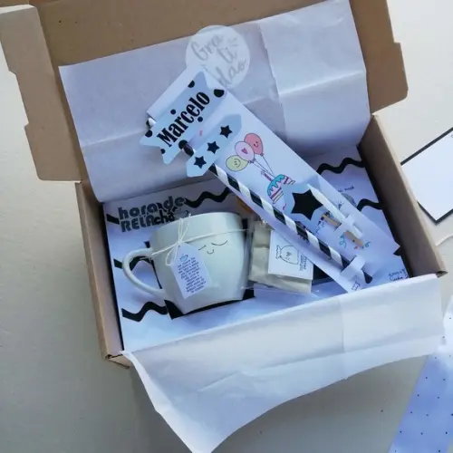 Relachá - Kit de Chá Personalizado Masculino para presente