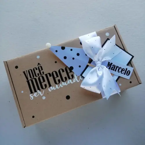 Relachá - Kit de Chá Personalizado Masculino para presente