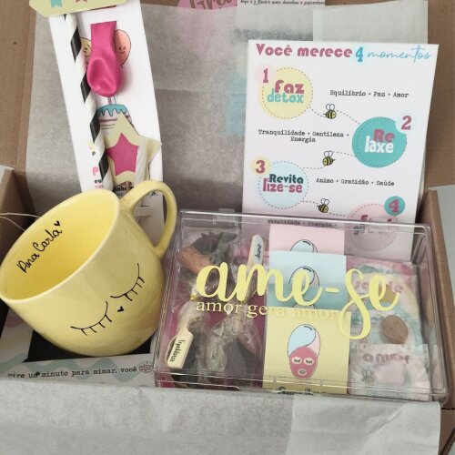 Kit Você Merece 4 Momentos Aniversário ou Agradecimento