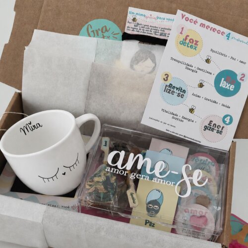 Kit Você Merece 4 Momentos Aniversário ou Agradecimento