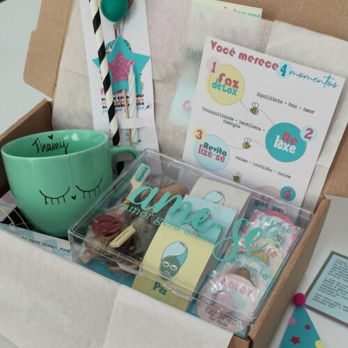 Kit Você Merece 4 Momentos Aniversário ou Agradecimento