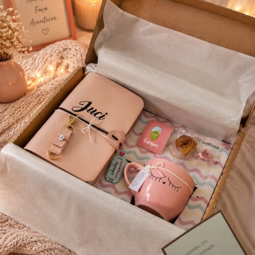 Kit Seja Sua Propria Inspiração Presente Personalizado Hobby - Diario