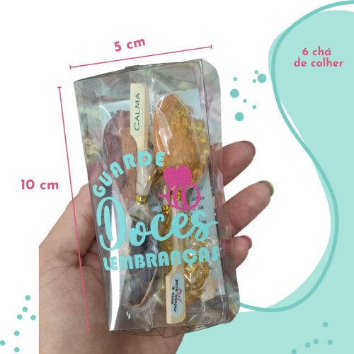 Coleção Sabores 6 Chá de Colher para Montar Seu Presente