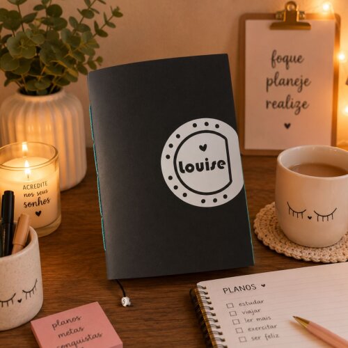 Caderno A5 pautado
