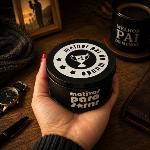 Pote Biscoitos Melhor Pai - Complemente Seu Presente