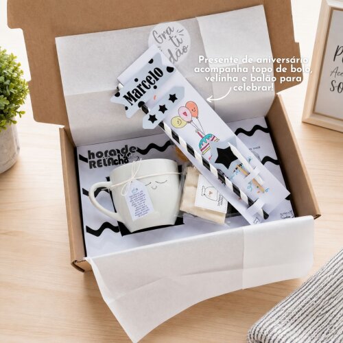 Kit Presente Personalizado para o Dia dos Pais | Chá Relaxante c