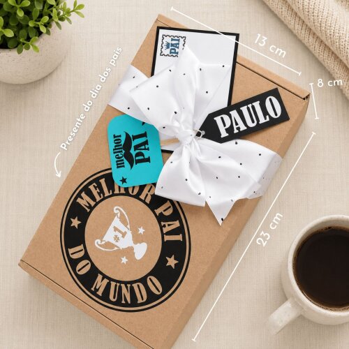 Presente para o Dia dos Pais Personalizado | Kit Café Gourmet co