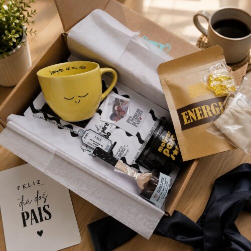 Presente para o Dia dos Pais Personalizado | Kit Café Gourmet co