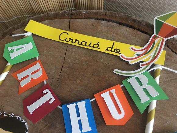 Topo de Bolo Festa Junina