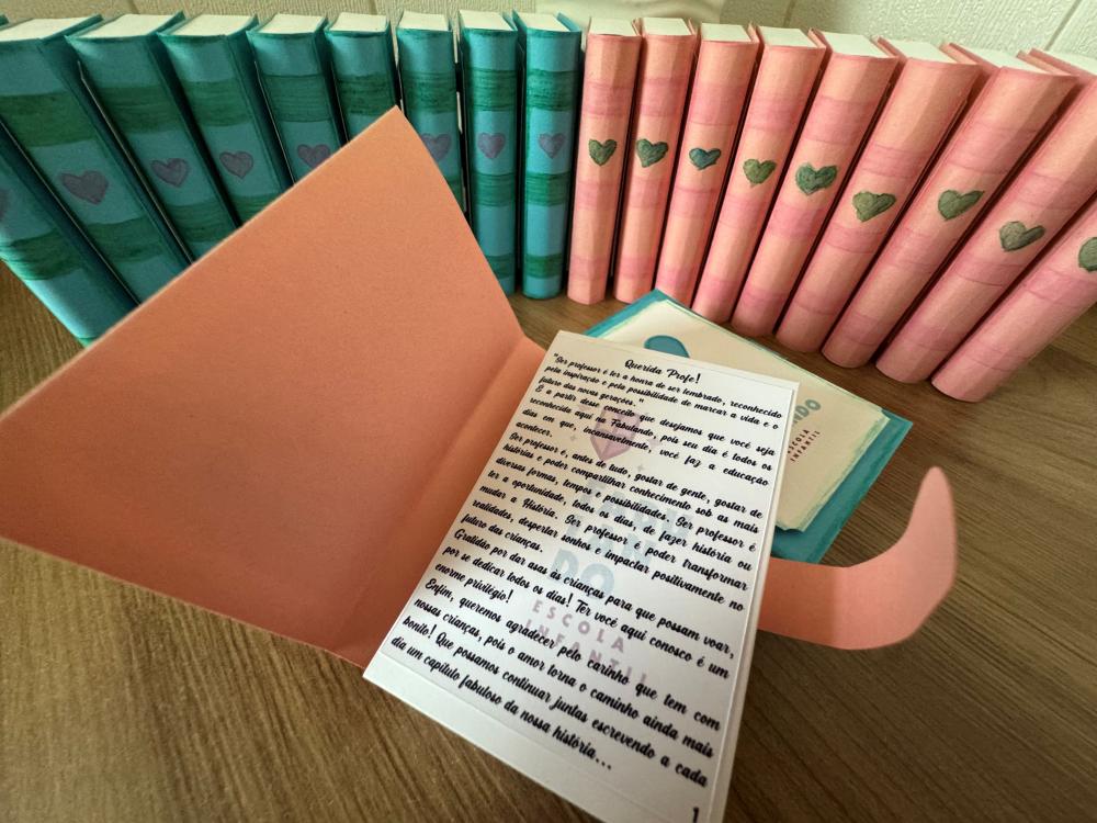 Caixinha Livro Dia dos Professores