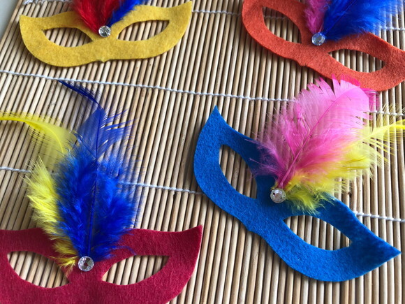 Aplique Feltro Carnaval - 10cm
