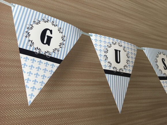 Bandeirinha de papel personalizada