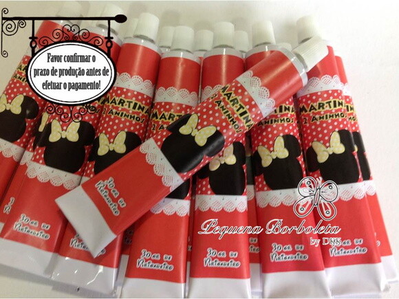 Bisnaga Minnie vermelha