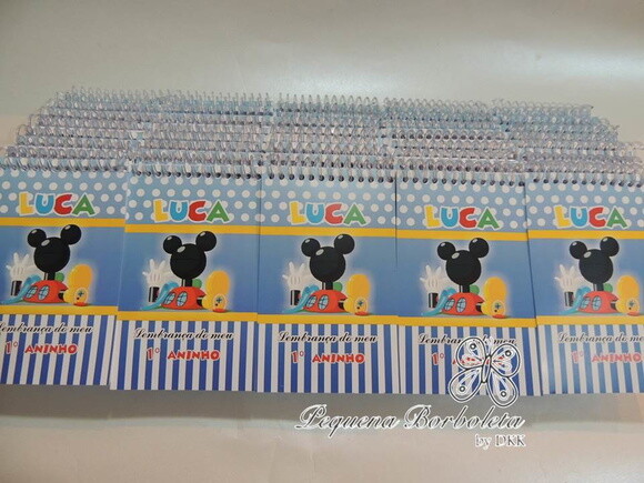 Bloquinho Espiral Casa do Mickey Mouse