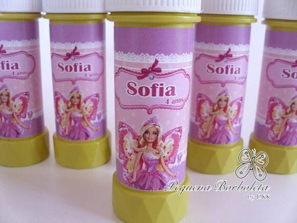 Bolinha de Sabão Barbie Butterfly