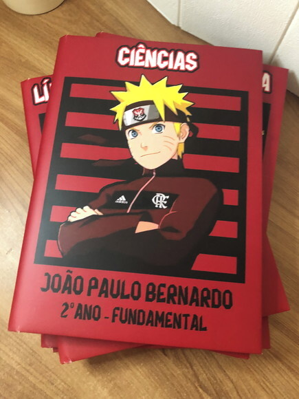 Caderno Alibombom Anime Flamengo (capa Dura)