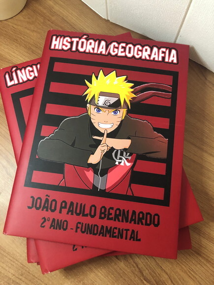 Caderno Alibombom Anime Flamengo (capa Dura)