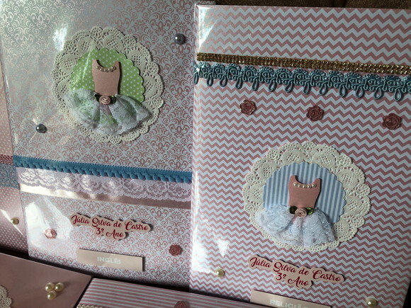 Caderno Alibombom Bailarina Luxo (plastificado)