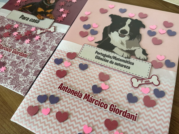 Caderno Alibombom Doguinhos/pets (plastificado)