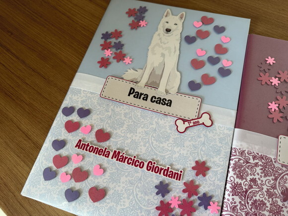 Caderno Alibombom Doguinhos/pets (plastificado)