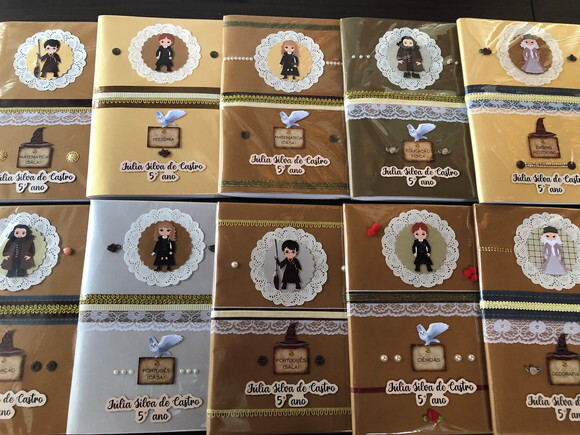 Caderno Alibombom Harry Potter (plastificado)