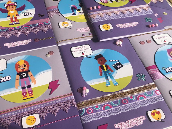Caderno Alibombom Pk Xd