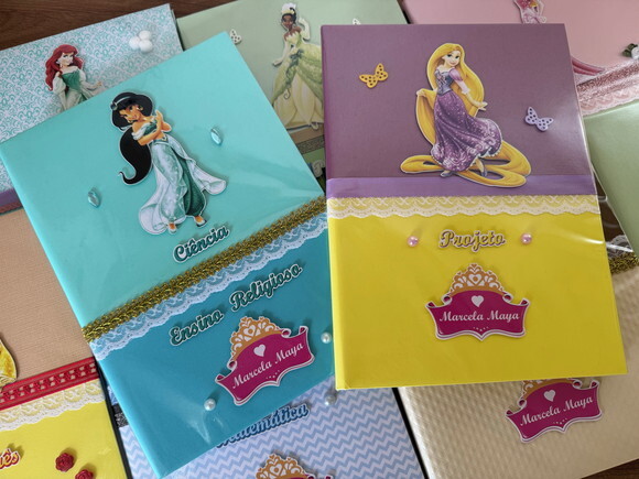 Caderno Alibombom Princesas Disney (capa Dura)