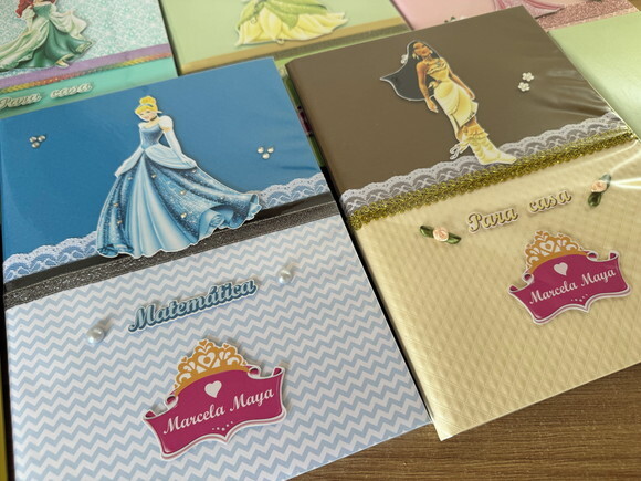 Caderno Alibombom Princesas Disney (capa Dura)