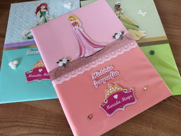 Caderno Alibombom Princesas Disney (capa Dura)
