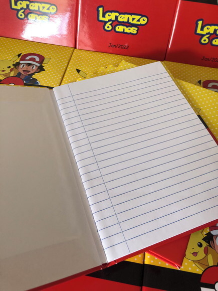 Caderno Brochura Pokémon Simples